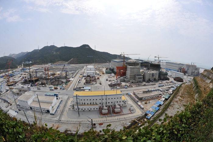 廣東陽江核電廠全景圖(2014年2月21日)