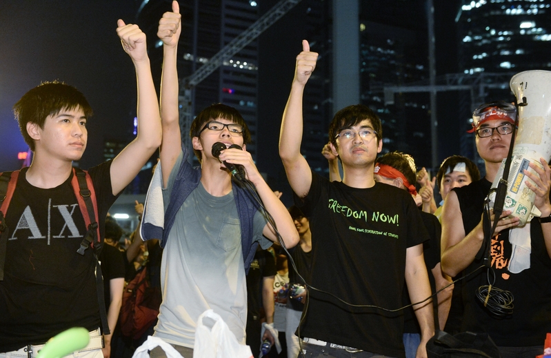 “佔中”學生領袖