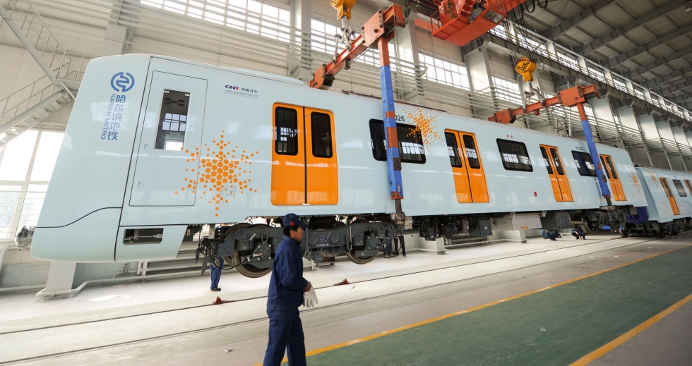 中國北車生產的地鐵車廂
