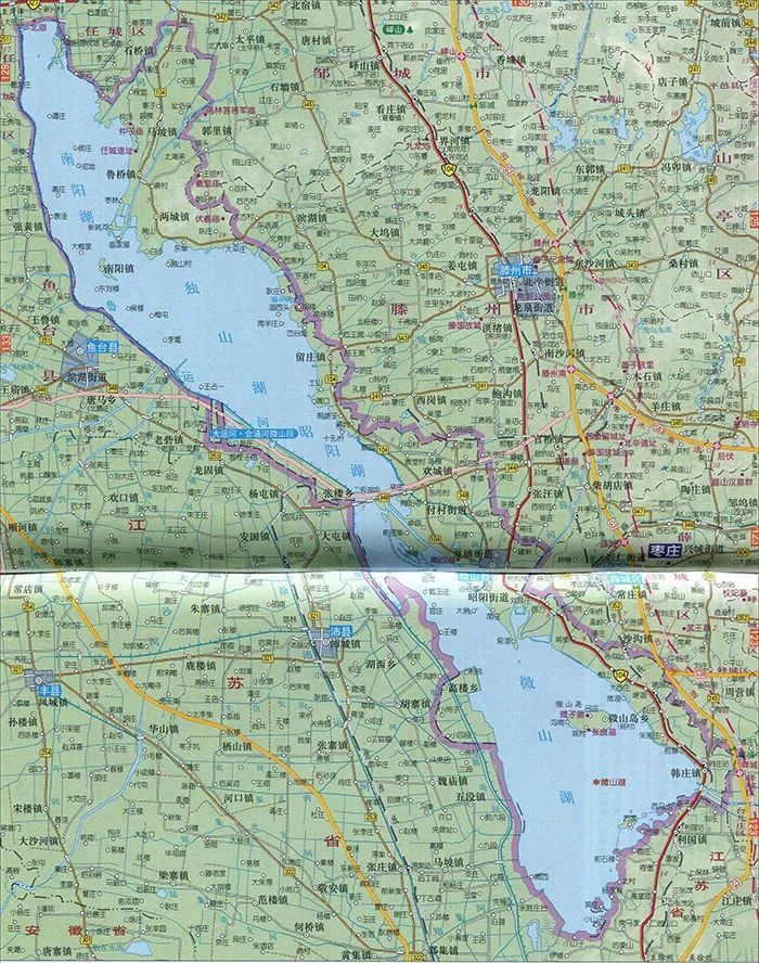 微山縣地圖 微山縣地圖